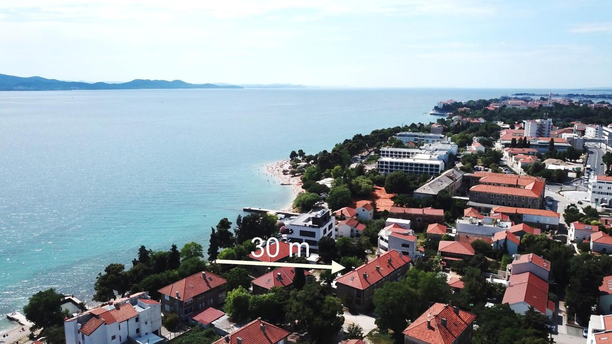 Apartment Sanja Kolovare Beach Zadar Exterior foto